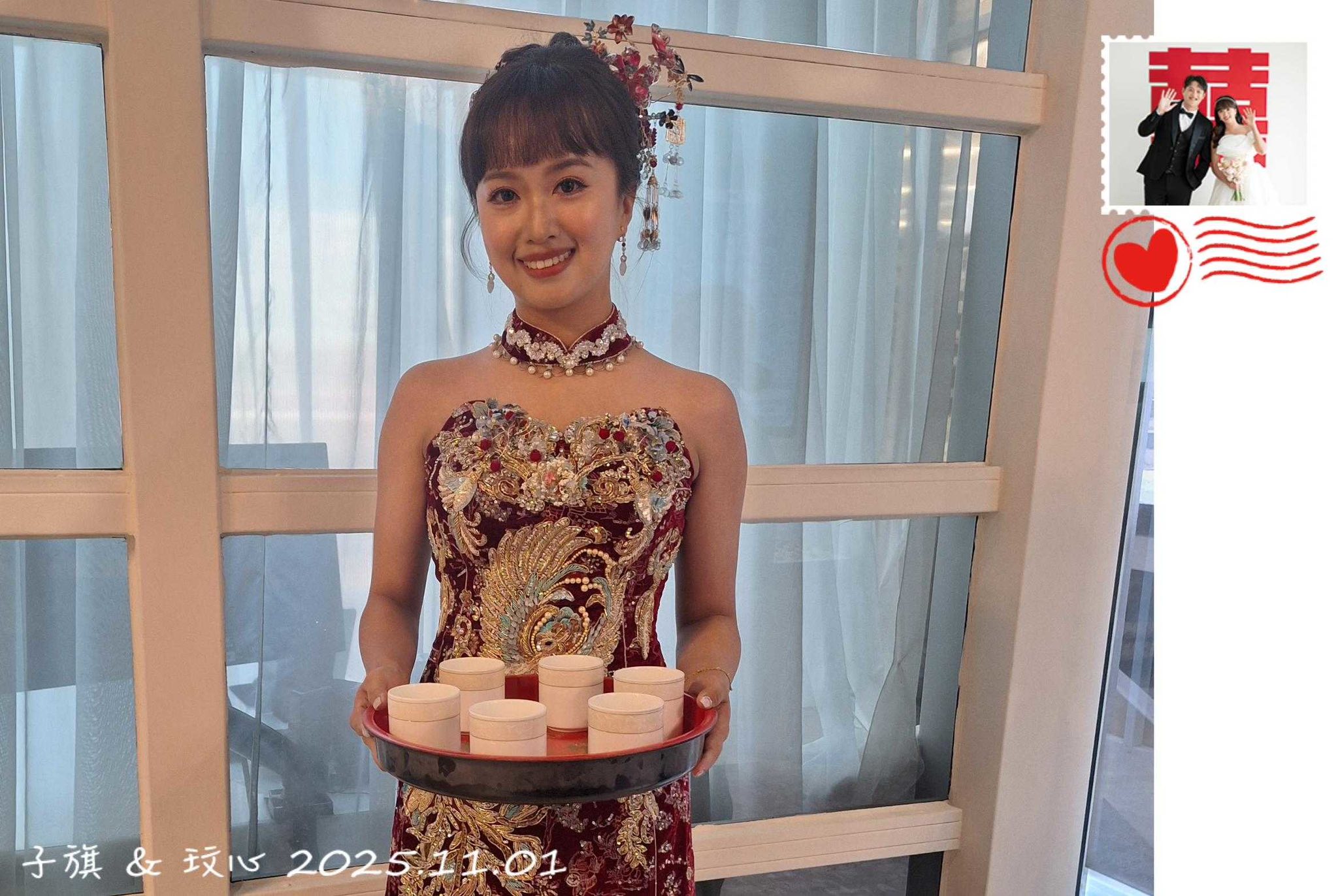 專屬客製圖框 實現百變婚禮